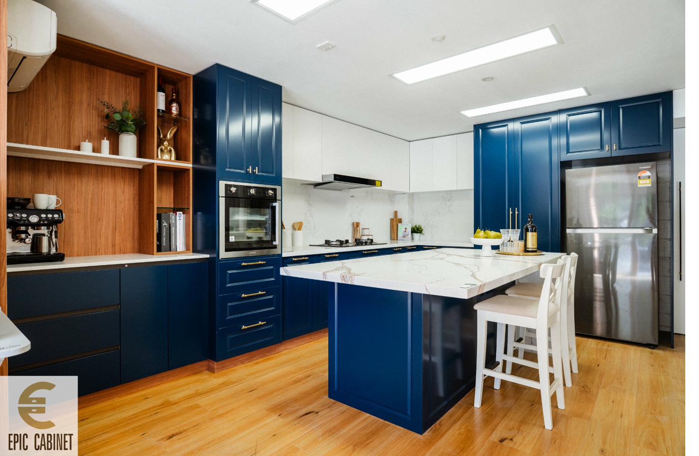 Two-tone kitchen renovation Knoxfield