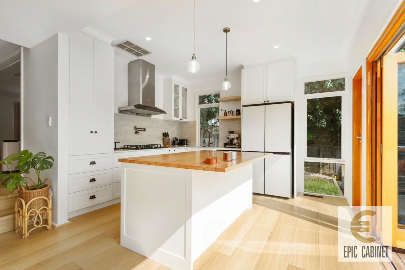 Vermont kitchen — indoor outdoor connection